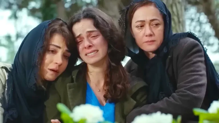 Bahar chora diante do túmulo de Yeliz em Força de Mulher.