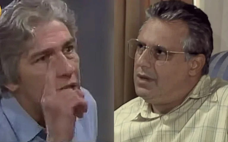 Alberto e Otávio em A Viagem. (Foto: reprodução/Globo)
