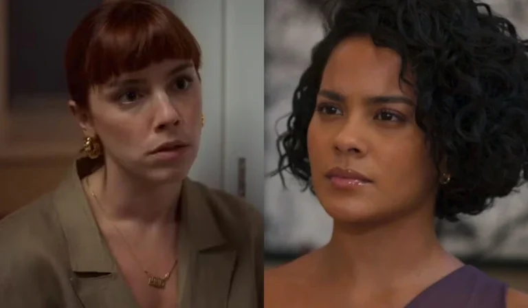 Solange (Alice Wegmann) e Maria de Fátima (Bella Campos) em Vale Tudo (Foto: Reprodução/TV Globo)