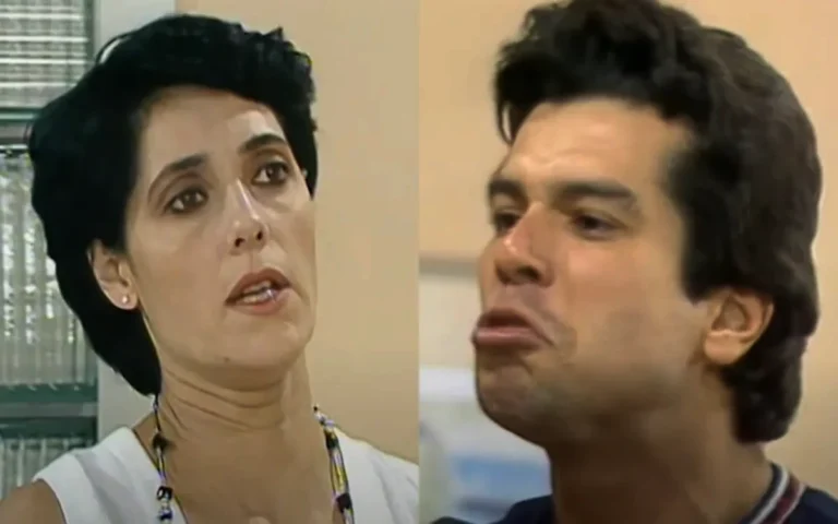 Diná e Téo em A Viagem. (Foto: reprodução/Globo)