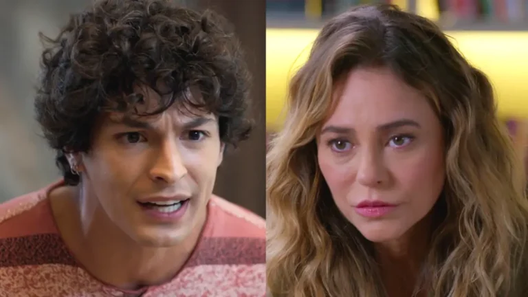 Tiago (à esquerda) e Heleninha (à direita) em Vale Tudo.