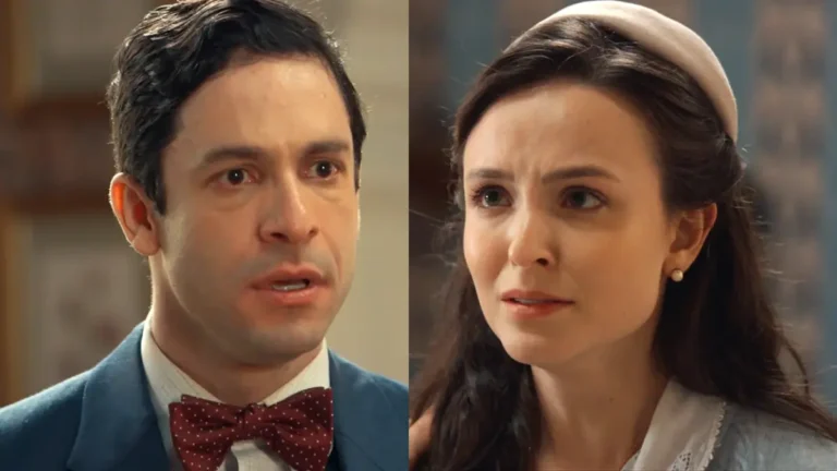 Celso (à esquerda) e Estela (à direita) em Vale Tudo.